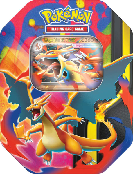 Pokemon Tin-Box Mega-Glurak: Mega-Glurak Y