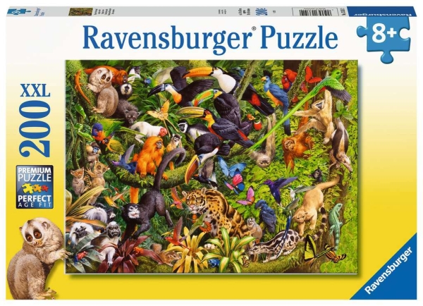 Ravensburger 13351 Kinderpuzzle - Bunter Dschungel