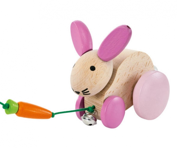 Selecta 62023 Nachziehtier Hanna Hoppel .....natürlich aus Holz