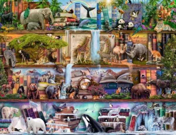 Ravensburger 16652 Puzzle 2000 Teile -  Aimee Stewart: Großartige Tierwelt