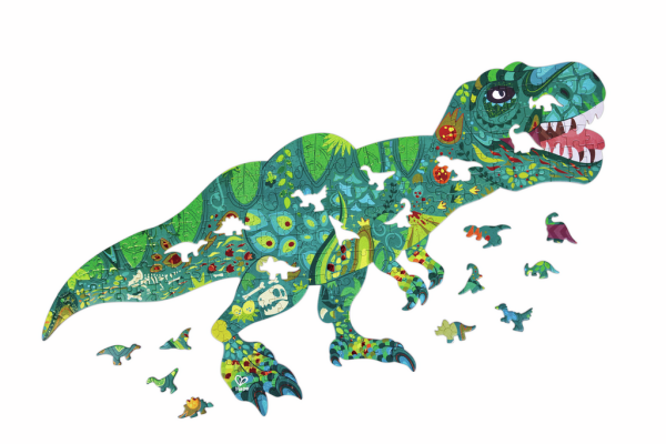 HAPE 1667 Schimmerpuzzle - Dinosaurier