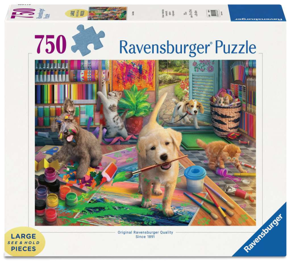 Ravensburger 16801 Puzzle 750 Teile - Tierische Künstler