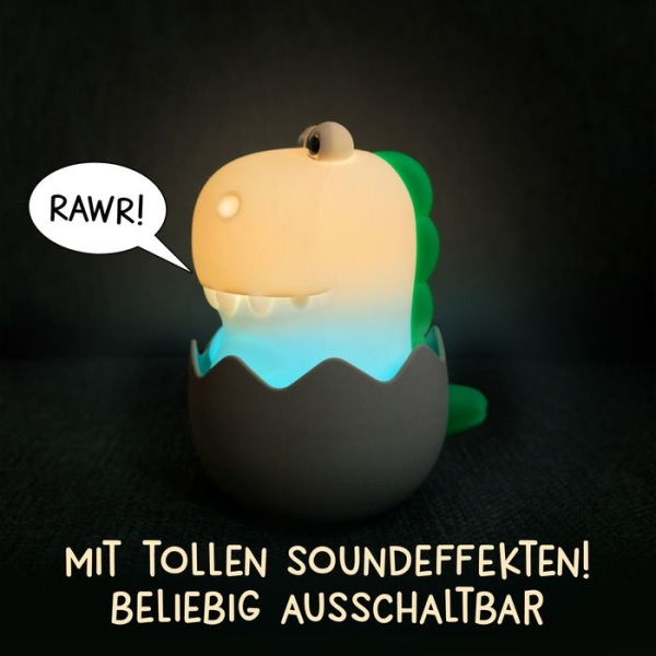 MegaLight 187404 - LED Kinder Nachtlicht DIGGY DINO RGB dimmbar