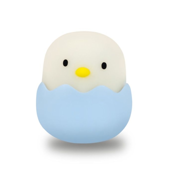 MegaLight 187422 - LED-Nachtlicht "BABY EGGY" Babyblau Akkubetrieb