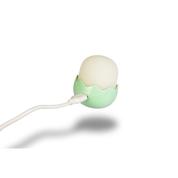 MegaLight 187423 - LED-Nachtlicht "BABY EGGY" Pastellgelb Akkubetrieb