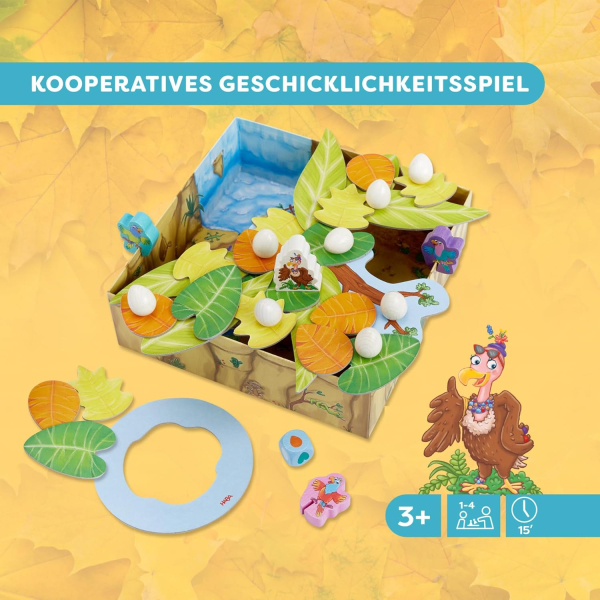 HABA 2011720001 Auweia, Frau Geier! - kooperatives Geschicklichkeitsspiel