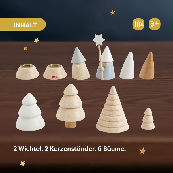 HABA 2012293001 Kerzenständer-Set Wichtelwald