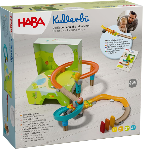 HABA 2013383001 Kullerbü - Kugelbahn Klangtreppe Step by Step