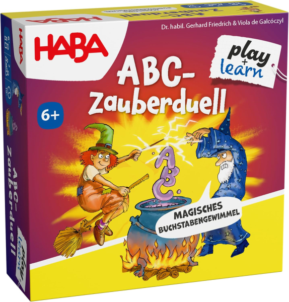 HABA 2013833001 Lernspiel - ABC-Zauberduell, Buchstabenspiel