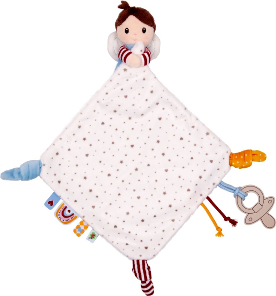 Spiegelburg 22203 BabyGlück - Schnullertuch Schutzengel