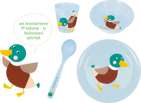 Spiegelburg 22480 Geschirr Geschenkset Ente - Freche Rasselbande