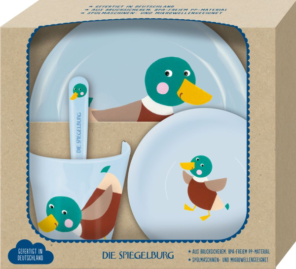 Spiegelburg 22480 Geschirr Geschenkset Ente - Freche Rasselbande