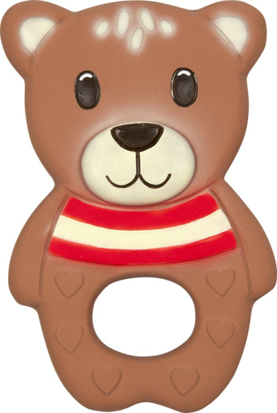Spiegelburg 23027 BabyGlück - Beißring aus Naturkautschuk Teddy