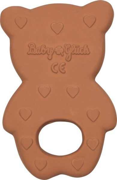 Spiegelburg 23027 BabyGlück - Beißring aus Naturkautschuk Teddy