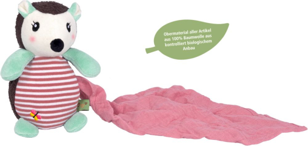 Spiegelburg 23688 Kuscheltier mit Schnuffeltuch Igel - Little Wonder