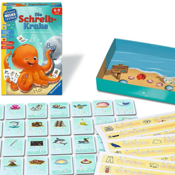 Ravensburger 24683 Lernspiel - Schreib-Krake