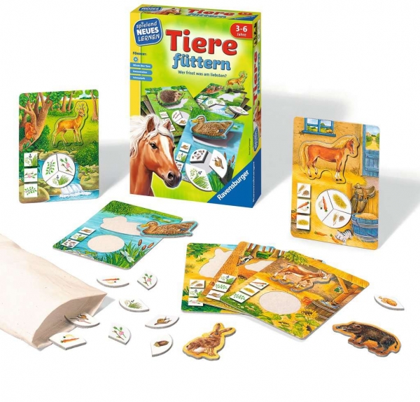 Ravensburger 25034 Lernspiel - Tiere füttern