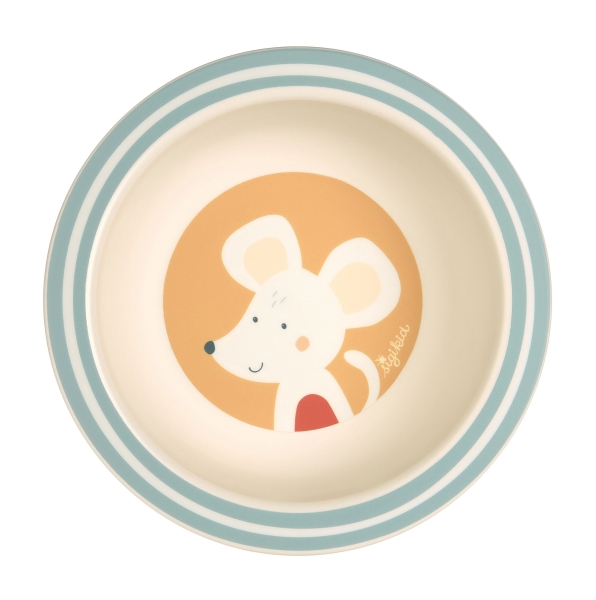 Sigikid 25358 Kinder Schüssel Maus - 4 Freunde, rPET