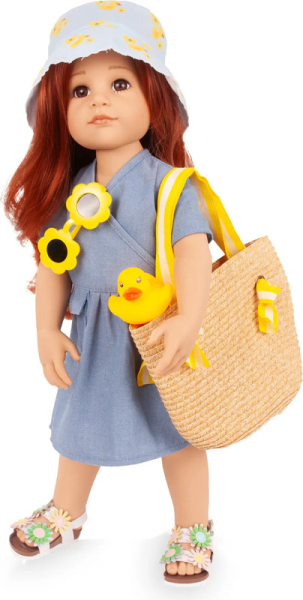 Götz 2659016 Stehpuppe - Hannah Little Duck