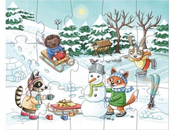 HABA 301888 Kinderpuzzle - Jahreszeiten