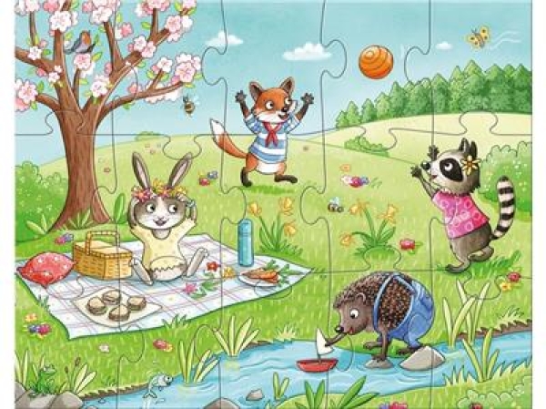 HABA 301888 Kinderpuzzle - Jahreszeiten