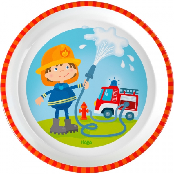 HABA 303692 Kinderteller - Feuerwehr