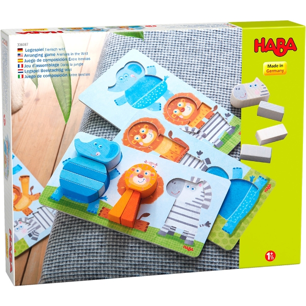 HABA 306087 Legespiel -Tierisch wild
