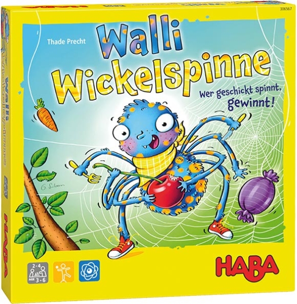 HABA 306567 Kinderspiel - Walli Wickelspinne