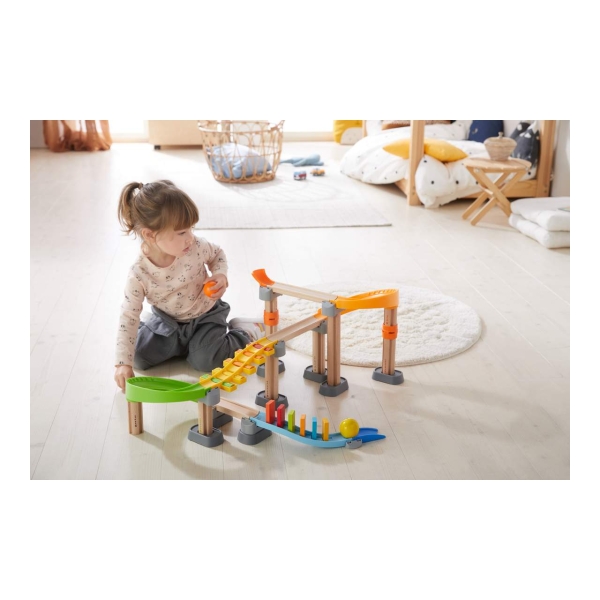HABA 306744 Kullerbü - Kugelbahn Melodie-Domino