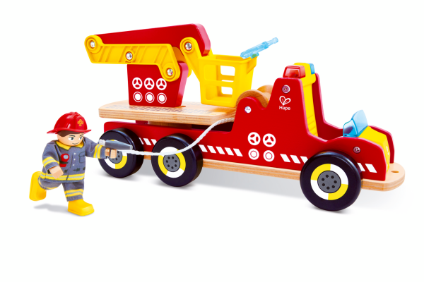 HAPE 3090 Feuerwehrauto mit Beleuchtung und Sirene