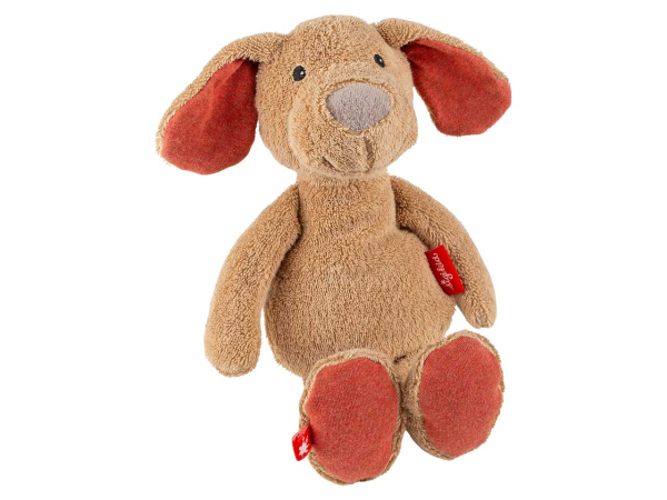 Sigikid 31054 Kuscheltier Hund, Baumwolle & Kapok - Natural Friends