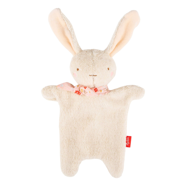 Sigikid 31273 Baby Schnuffeltuch Hase - weiß