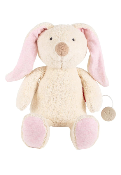 Sigikid 31298 Spieluhr - Hase, Baumwolle & Kapok, Natural Friends