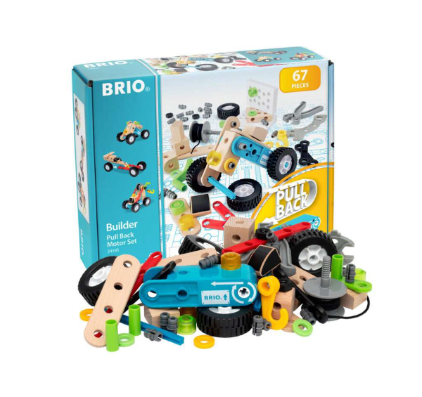 BRIO 34595 Nachziehmotor-Konstruktionsset