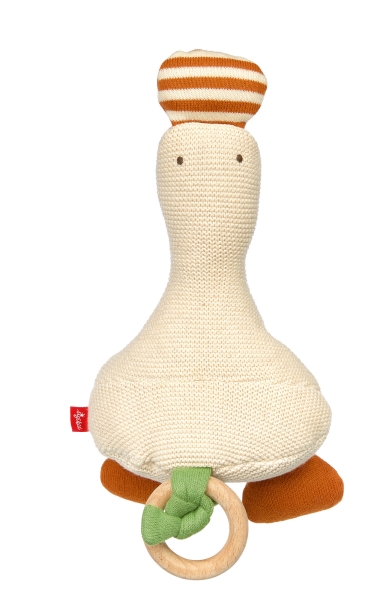 Sigikid 39676 Baby Strick-Greifling Gans