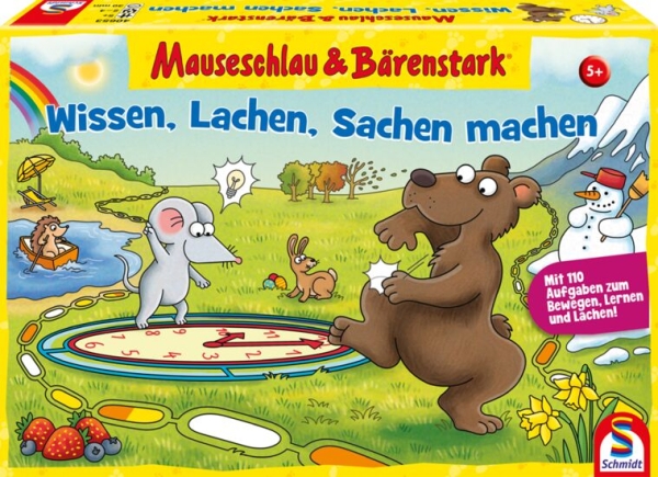 Schmidt-Spiele 40653 Kinderspiel - Mauseschlau & Bärenstark