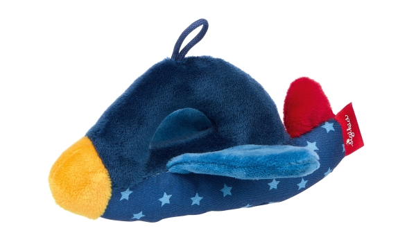 Sigikid 42876 Baby Greifling Flugzeug - Red Stars