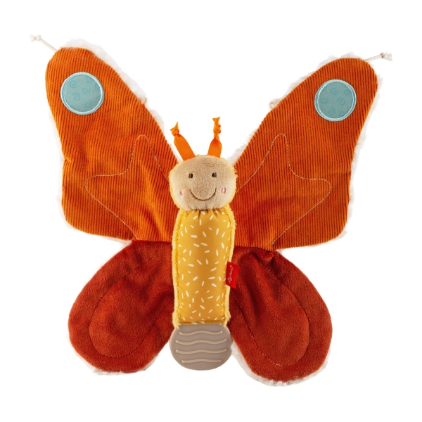 Sigikid 43333 - Baby Knister Schmetterling, orange