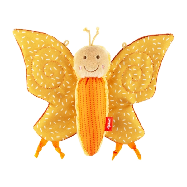 Sigikid 43352 Baby Knister Schmetterling, gelb
