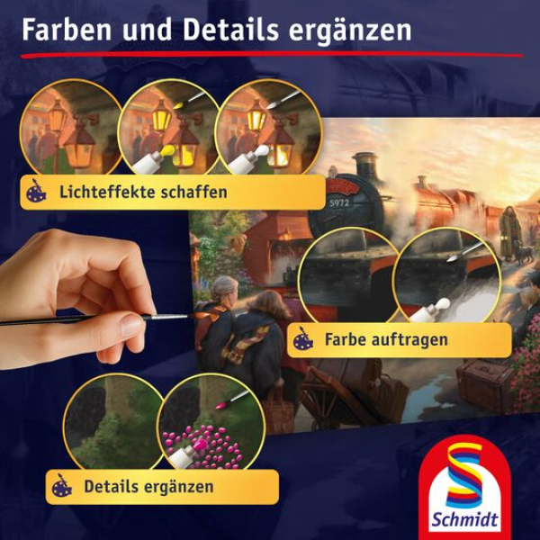 Schmidt-Spiele 46170 My ArtNOBLE - Thomas Kinkade - ™ Hogwarts Express™
