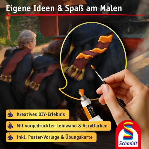 Schmidt-Spiele 46170 My ArtNOBLE - Thomas Kinkade - ™ Hogwarts Express™