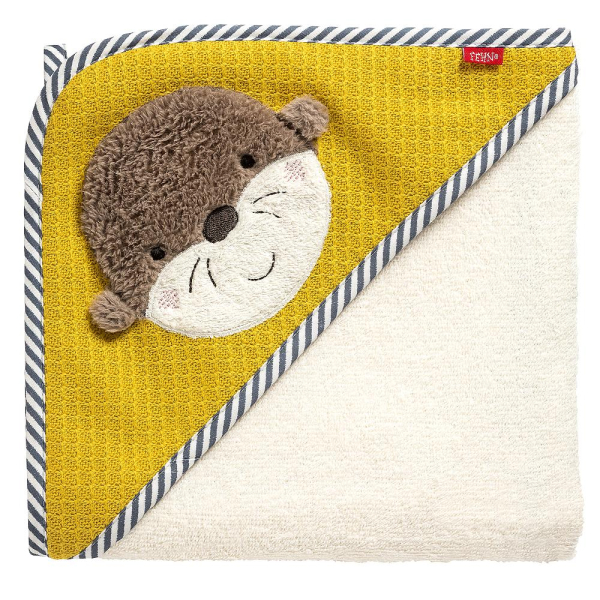 Fehn 47240 Kapuzenbadetuch - Otter