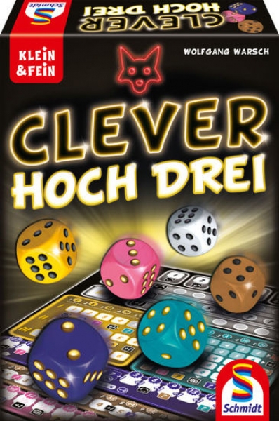 Schmidt-Spiele 49384 Familienspiel - Clever hoch Drei