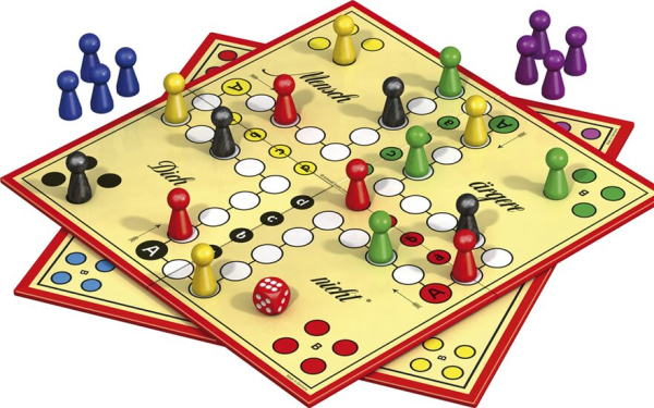 Schmidt-Spiele 49439 Familienspiel - Mensch ärgere Dich nicht® in Metalldose