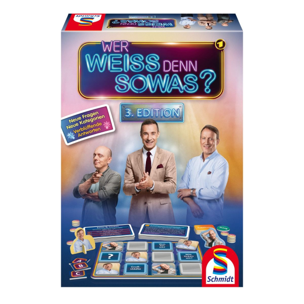 Schmidt-Spiele 49485 Familienspiel - Wer weiss denn sowas? 3rd Edition