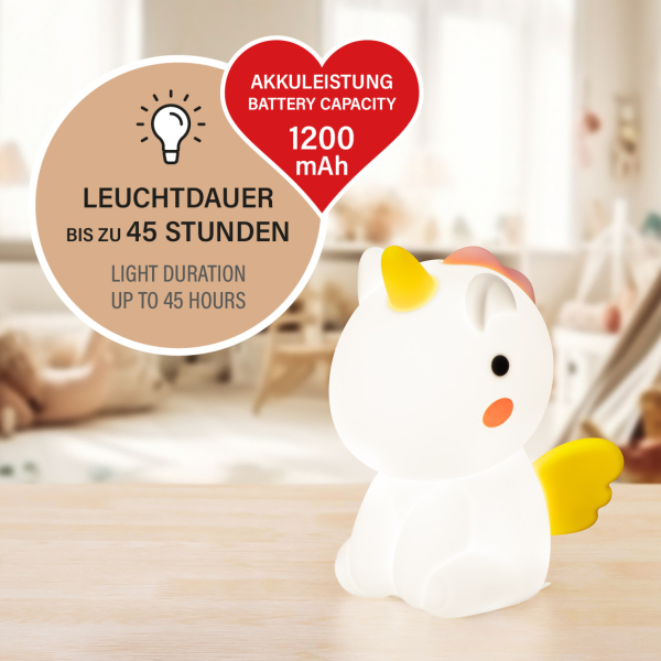 FH Lighting 50439 Nachtlicht - Einhorn Emily