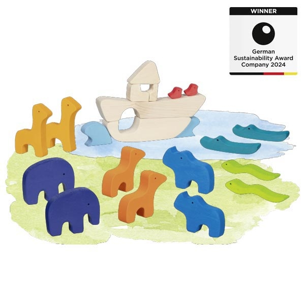 GOKI 51454 Bausteine - Arche Noah