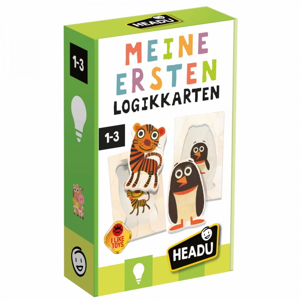 HEADU 52477 Montessori-Spiel - Meine ersten Logikkarten