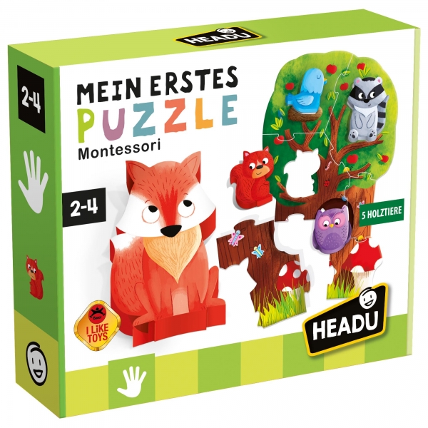 HEADU 52491 Montessori - Mein erstes Puzzle
