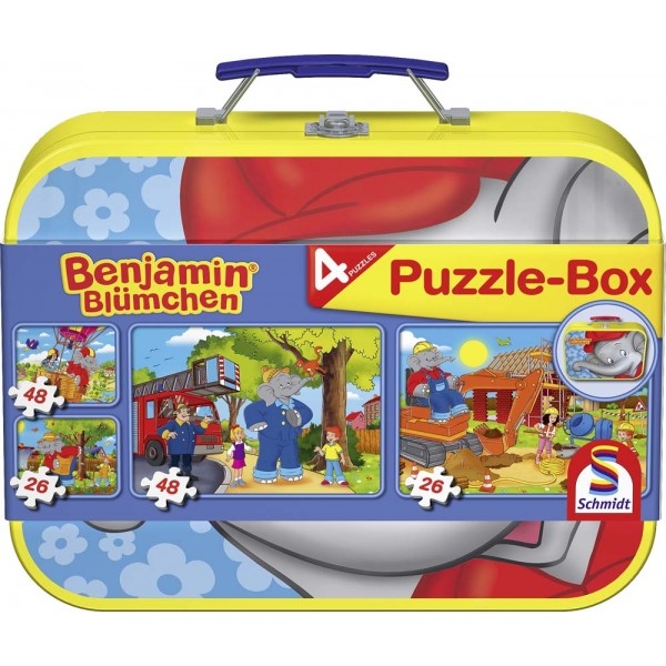 Schmidt-Spiele 55594 Puzzlekoffer - Benjamin Blümchen